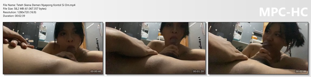 Teteh Skena Demen Nyepong Kontol Si Om